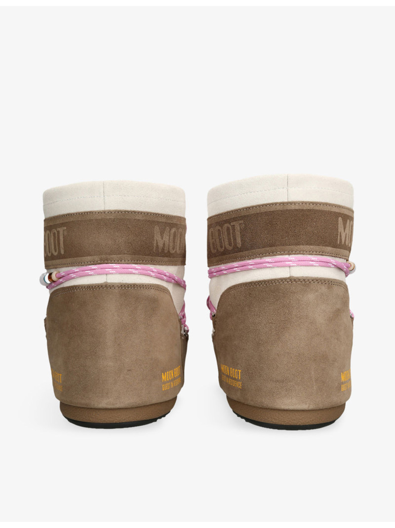 MOON BOOT Moon Boot x Guest In Residence Icon Beaded Low Suede Boots outlook