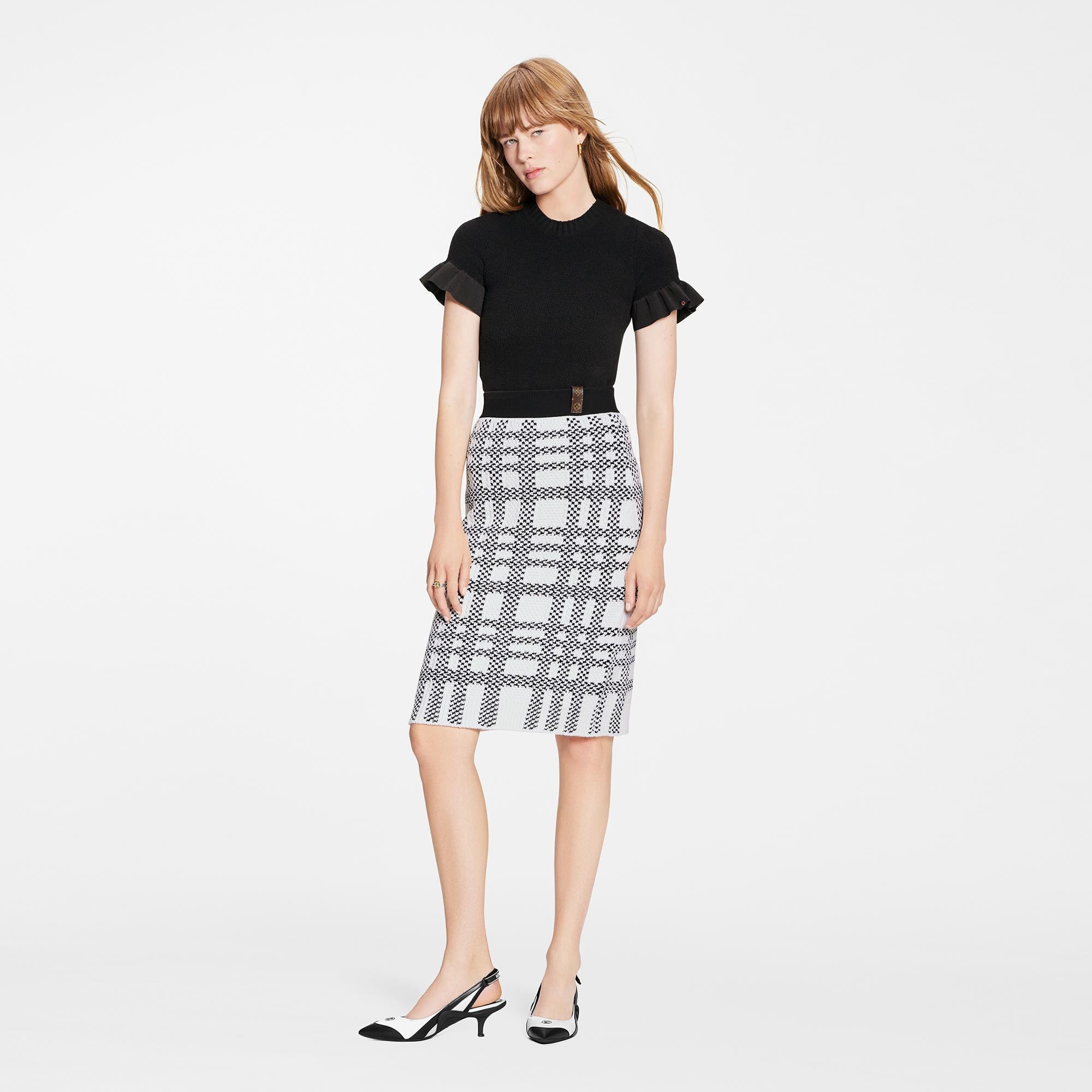 Graphic Knit Skirt - 2