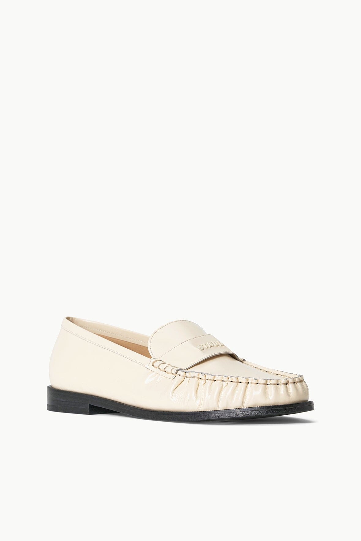 STAUD LOULOU LOAFER CREAM - 3