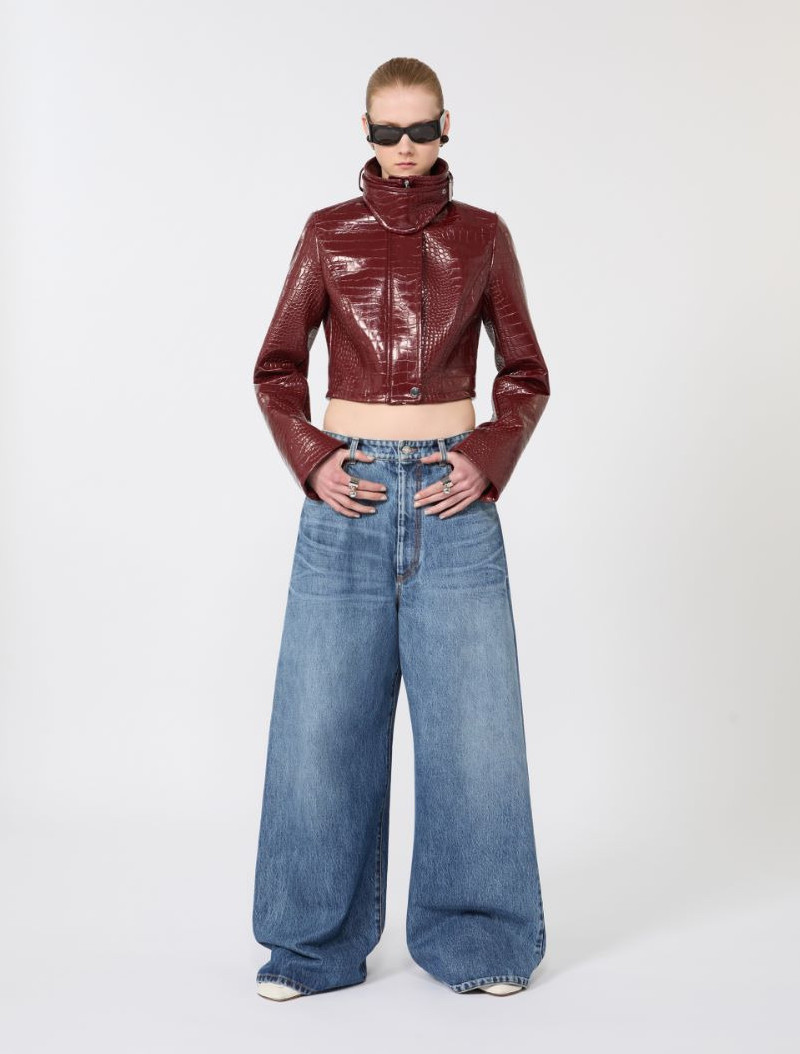 Sportmax Oversized low-waisted jeans - midnightblue outlook