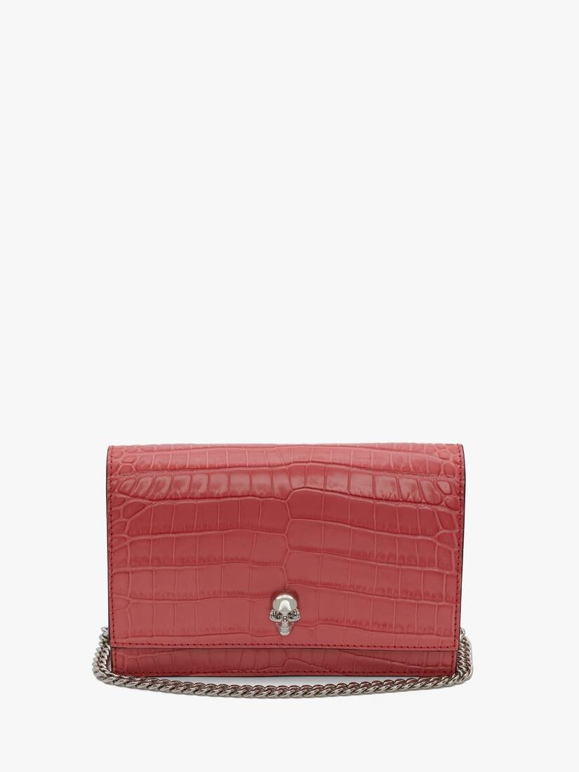 Small Skull Bag in Coral - 1