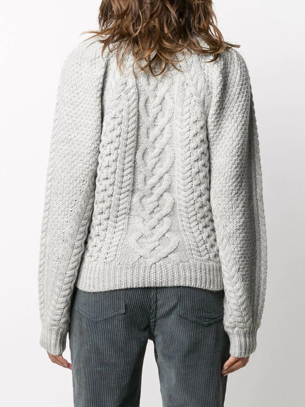 cable-knit jumper - 4