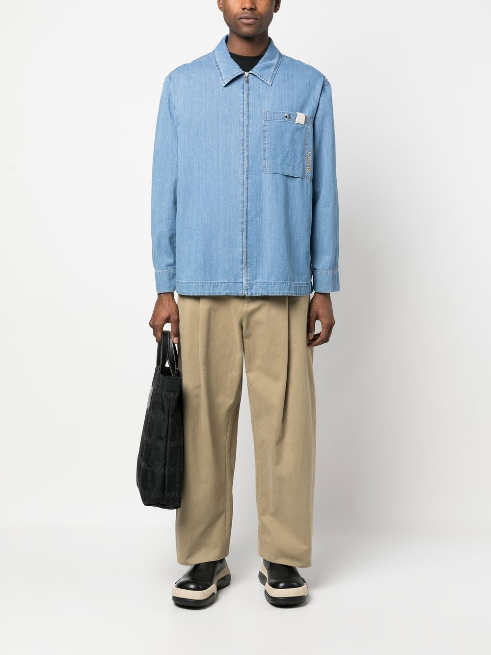 Lanvin Shirts Clear Blue - 3