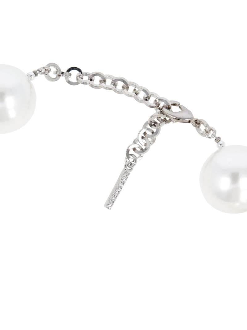 Faux pearl necklace - 4