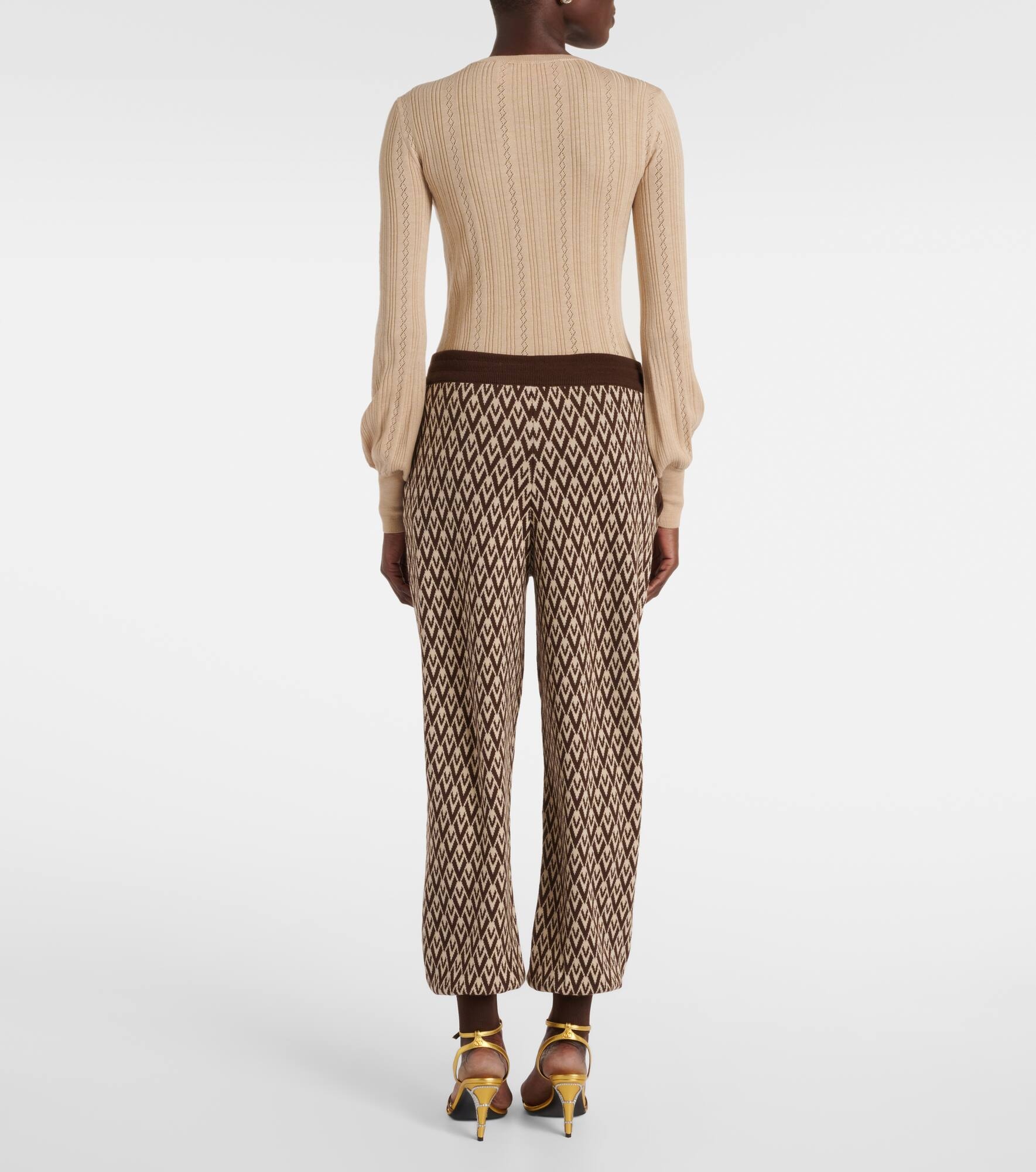 Toute la V virgin wool sweatpants - 3