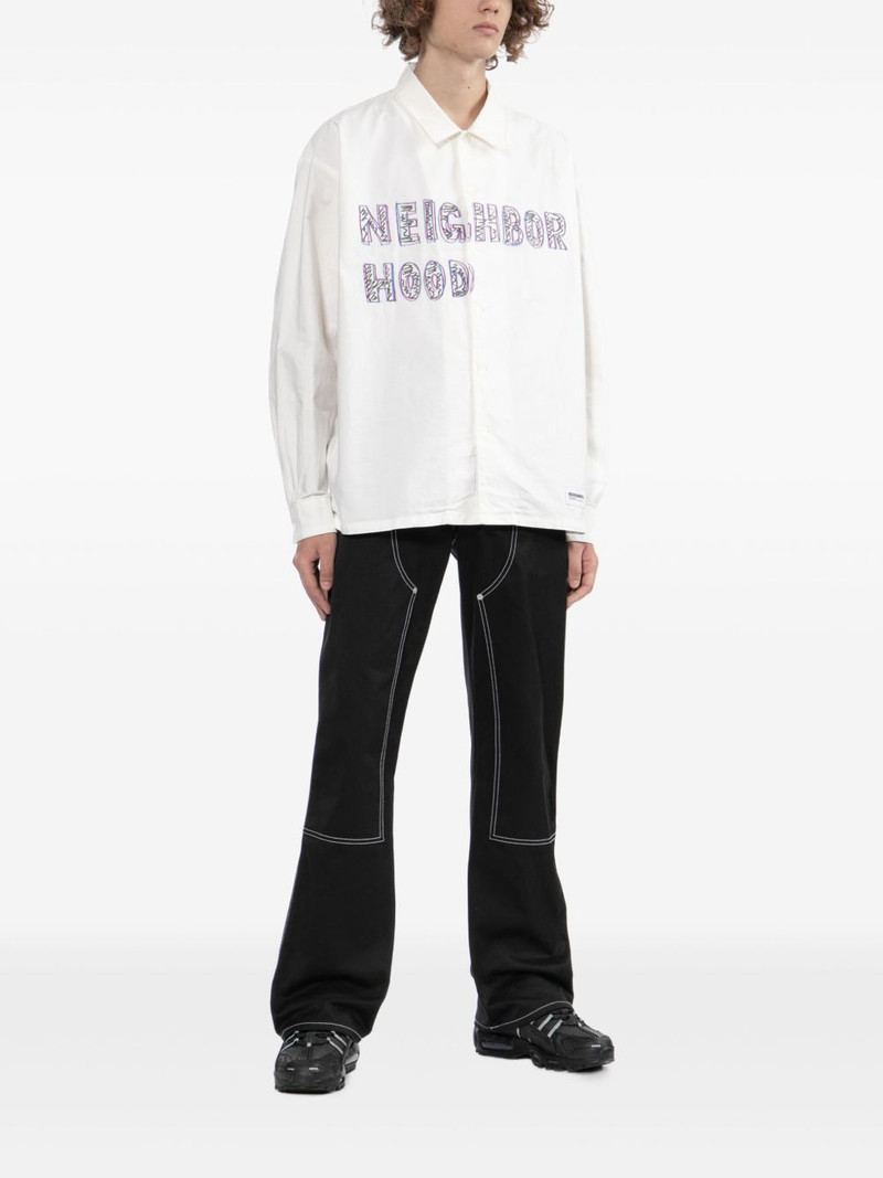 NEIGHBORHOOD logo-embroidered shirt outlook