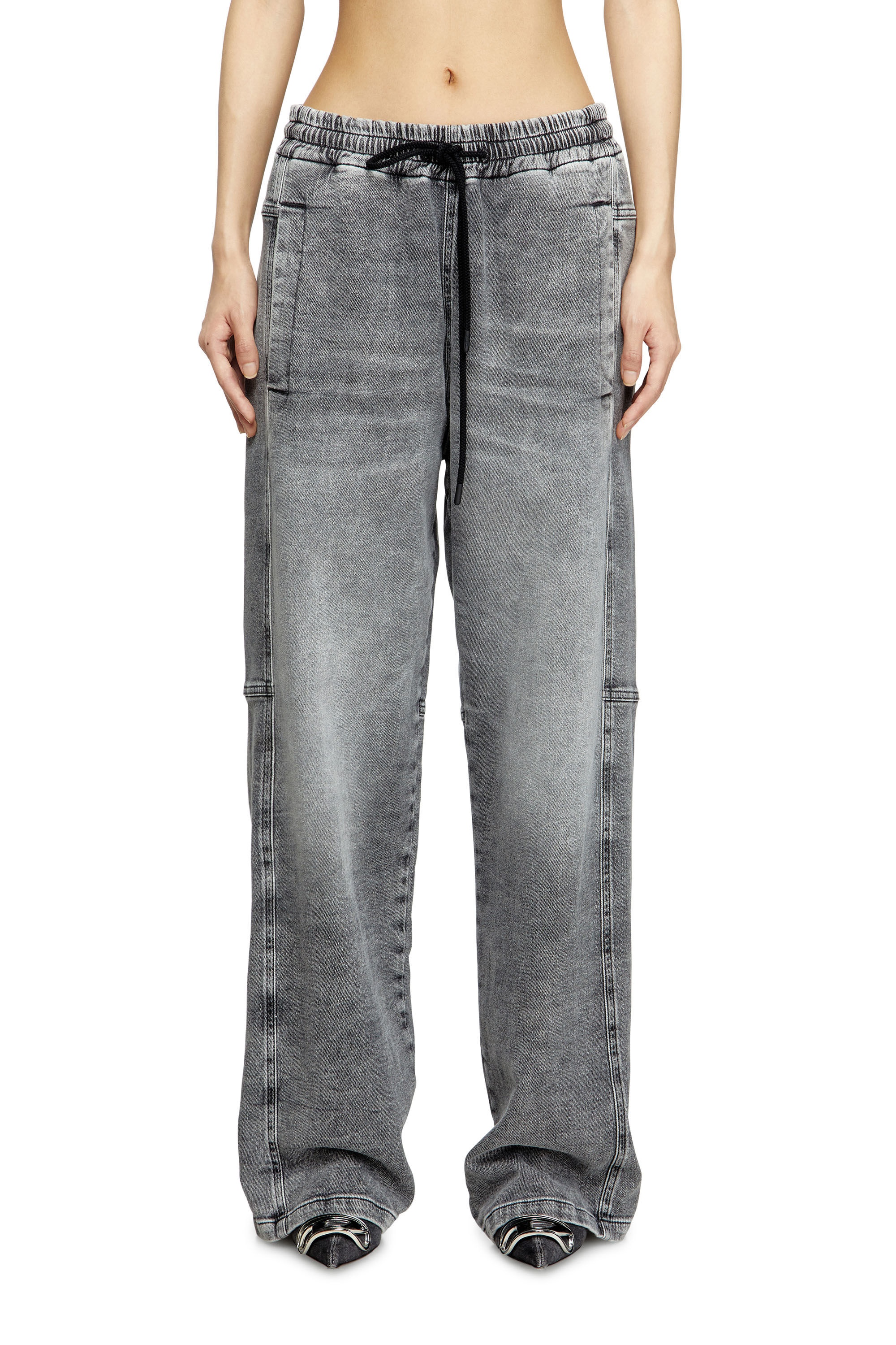 RELAXED D-MARTYANS TRACK DENIM 0BEBR - 5