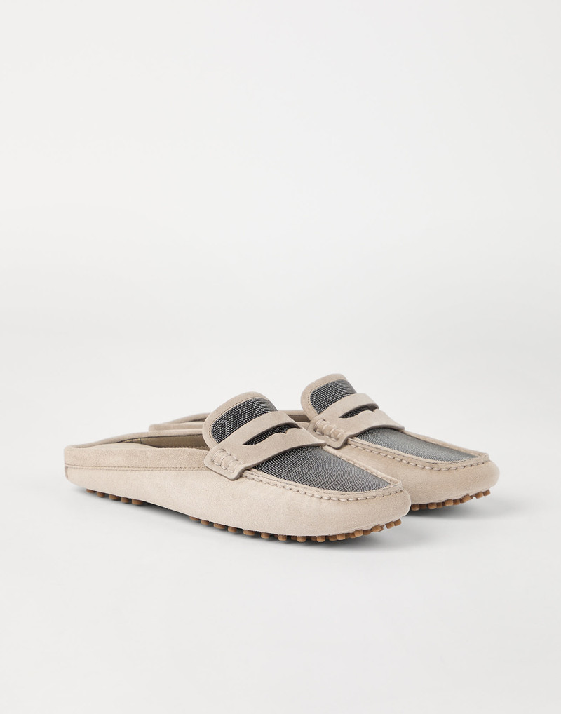 Precious driving mules in suede - 1