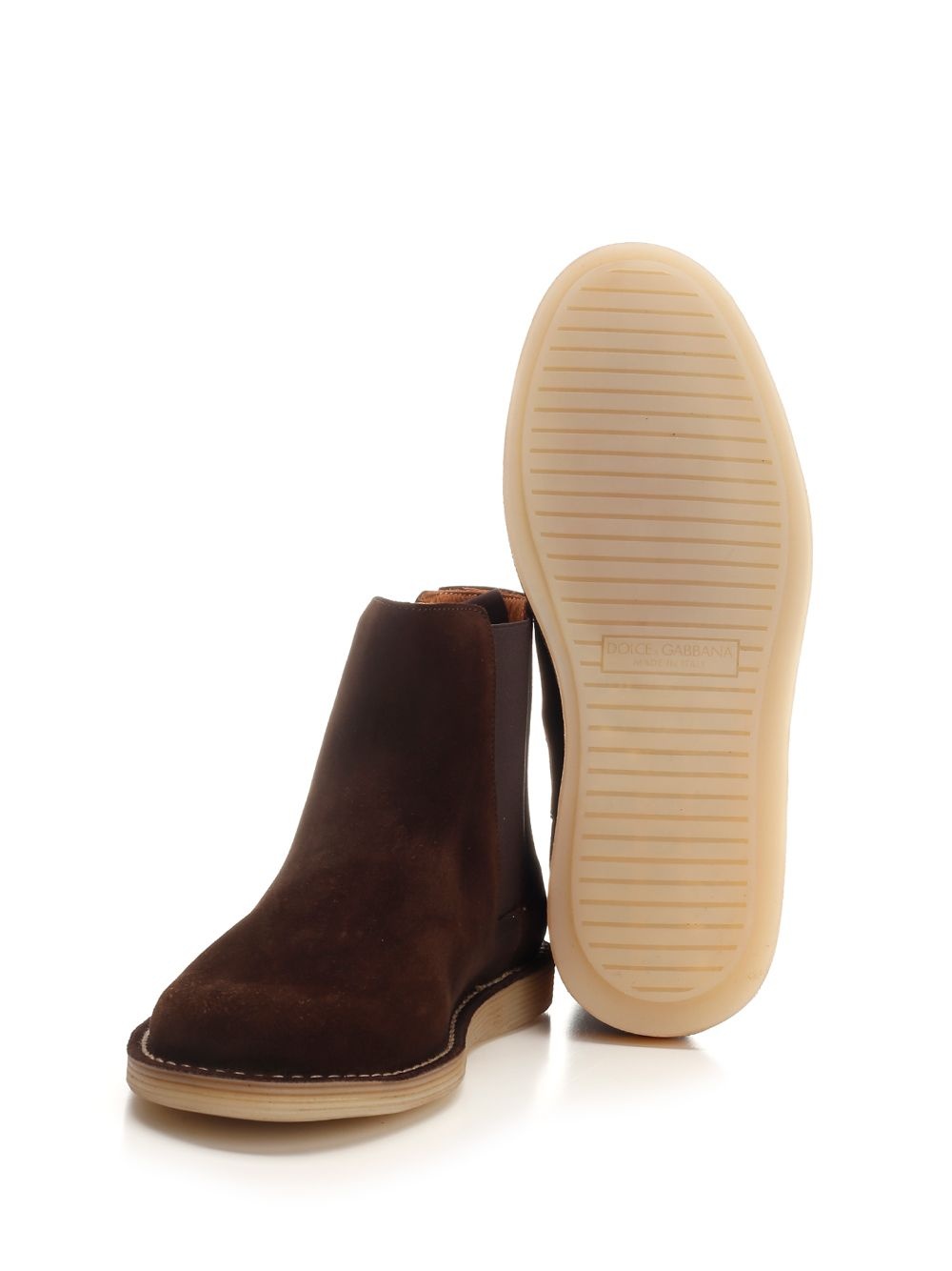 Brown Suede Ankle Boots Brown - 5