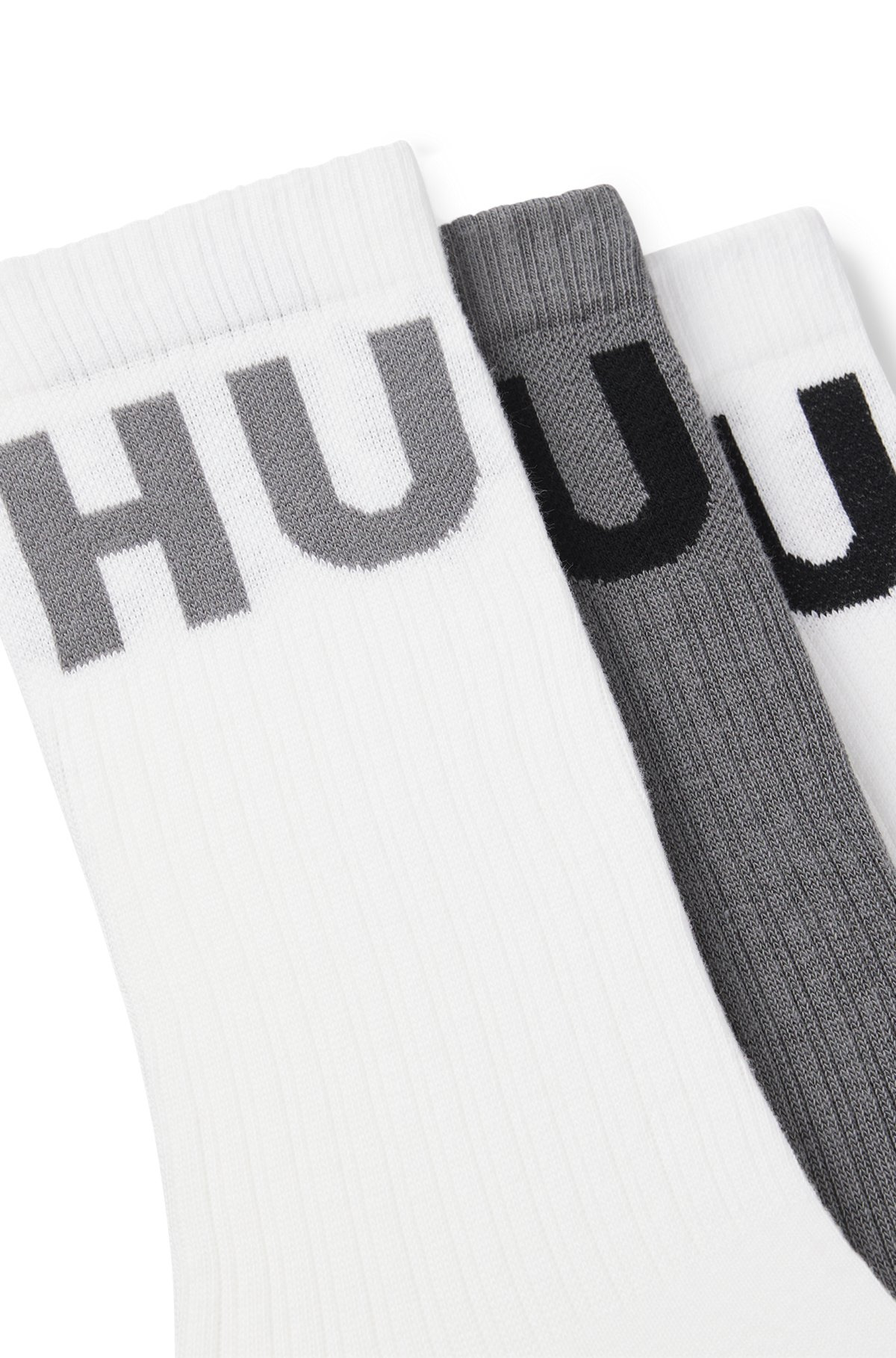 THREE-PACK OF SHORT-LENGTH SOCKS WITH CONTRAST LOGOS - 2