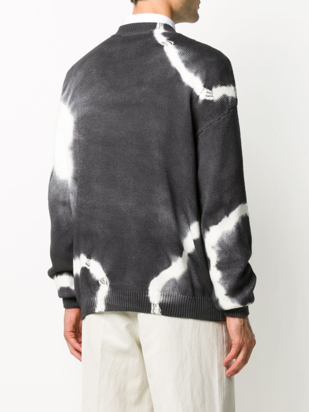 tie-dye print jumper - 4