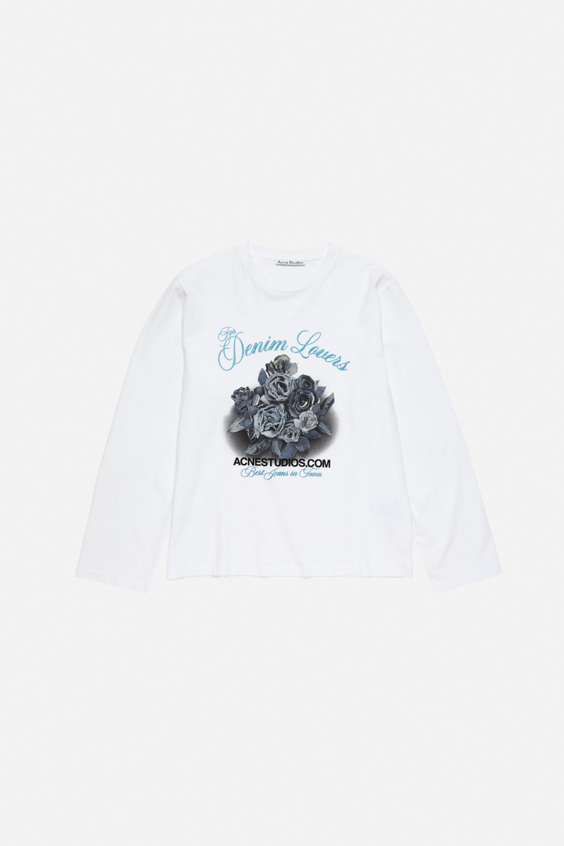 Acne Studios Logo t-shirt - Optic White outlook