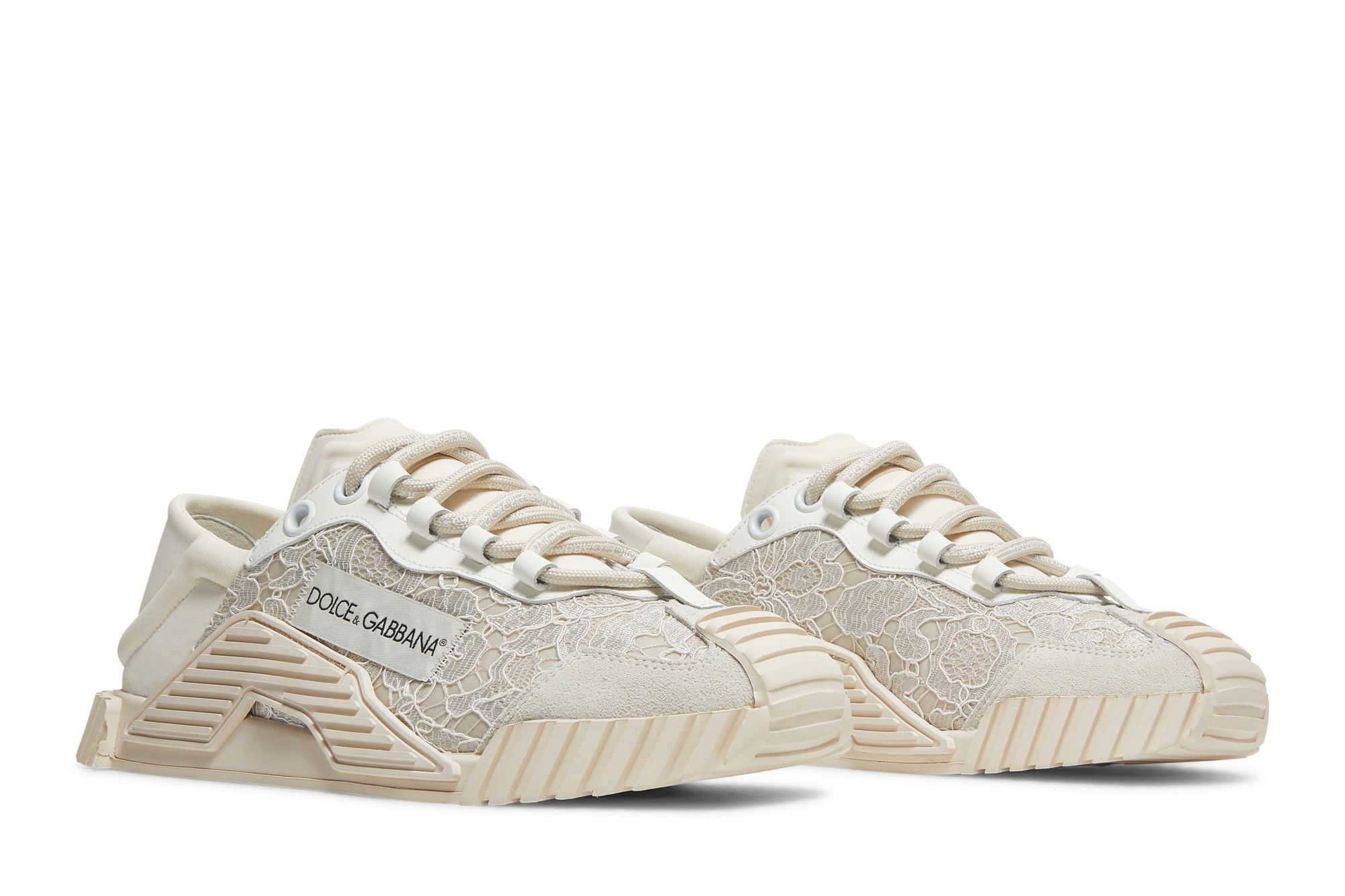 Dolce & Gabbana Wmns NS1 Slip On 'White Lace' - 8