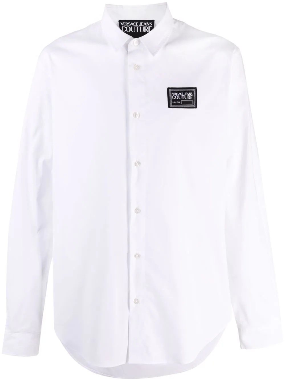 logo-patch long-sleeve shirt - 1