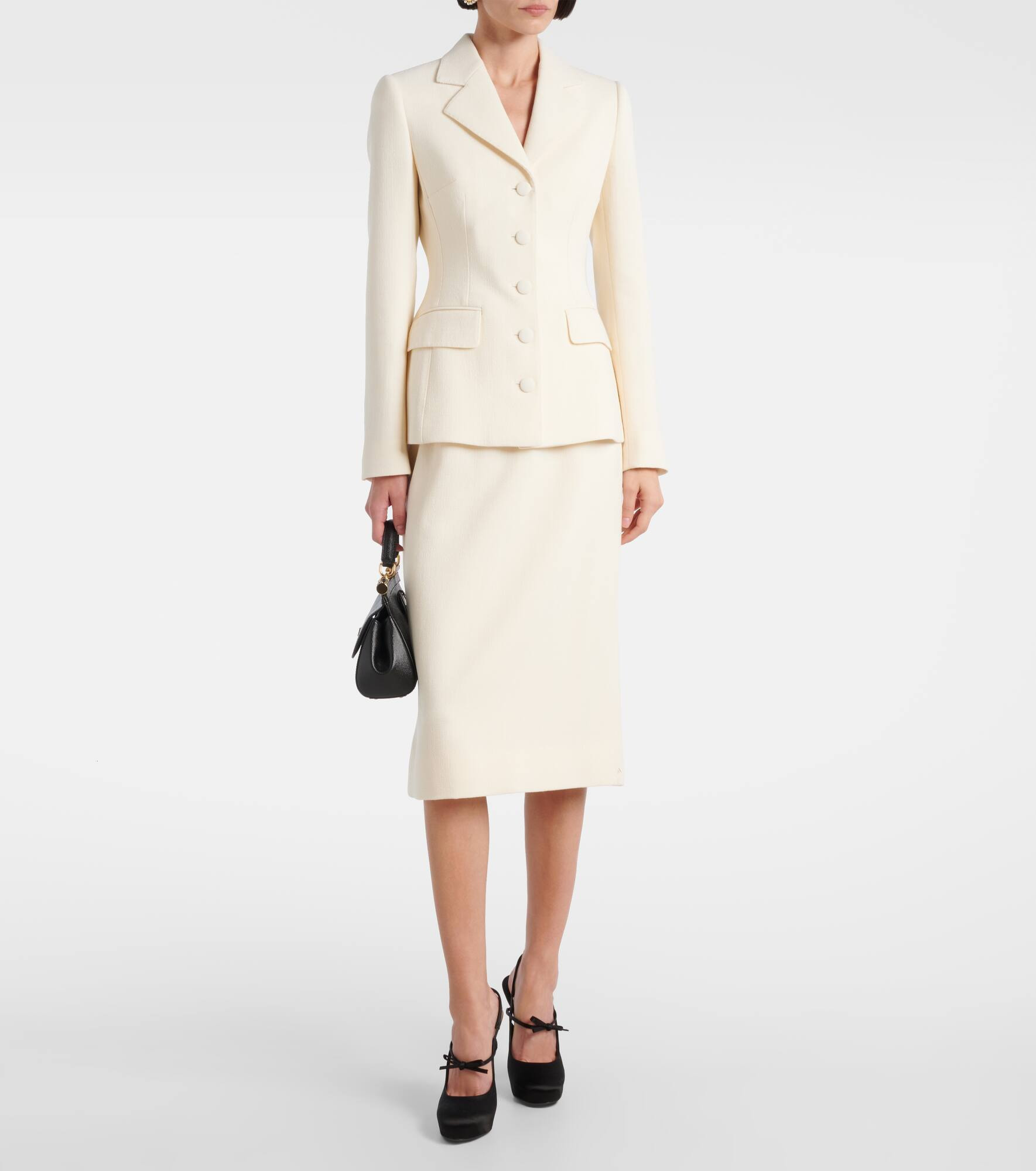 Virgin wool pencil skirt - 2