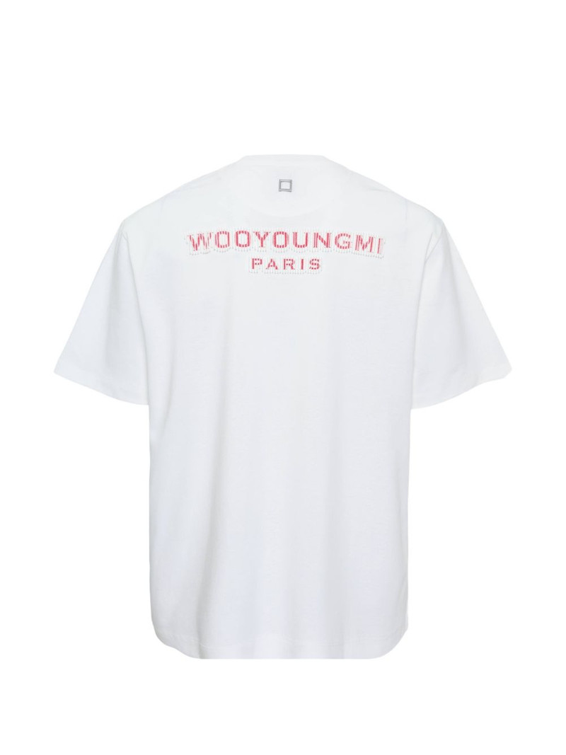 Wooyoungmi logo T-shirt outlook