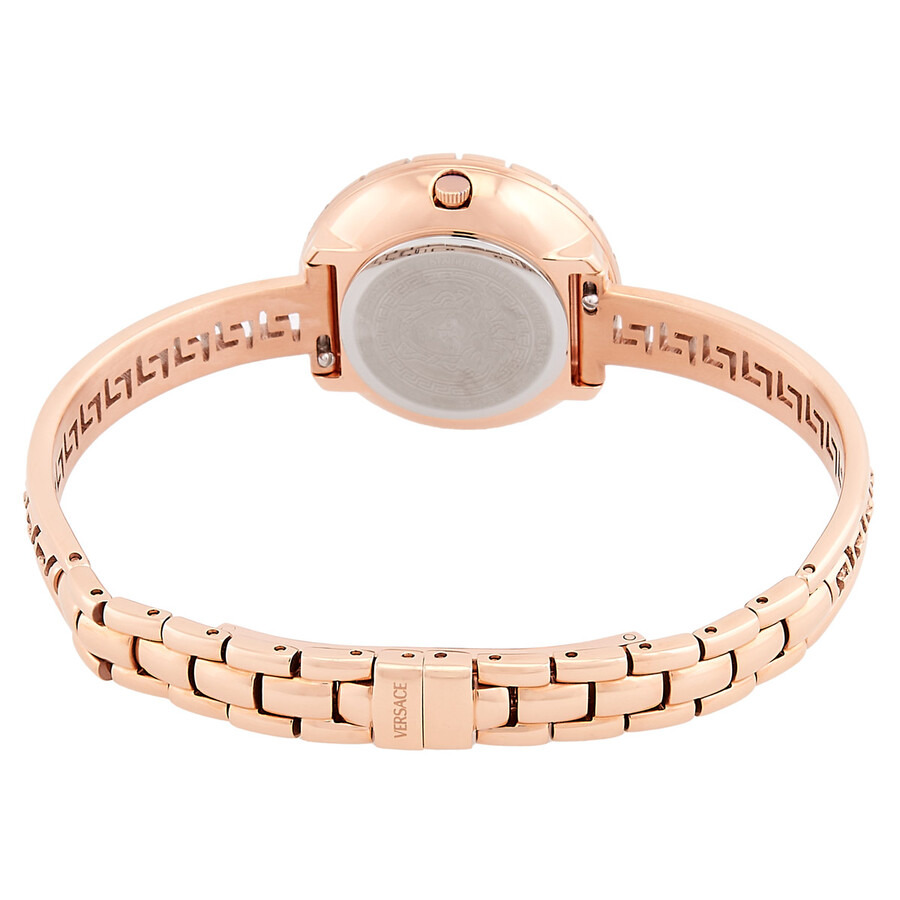 Versace La Greca Quartz Rose Gold Dial Ladies Watch VE8C00424 - 3