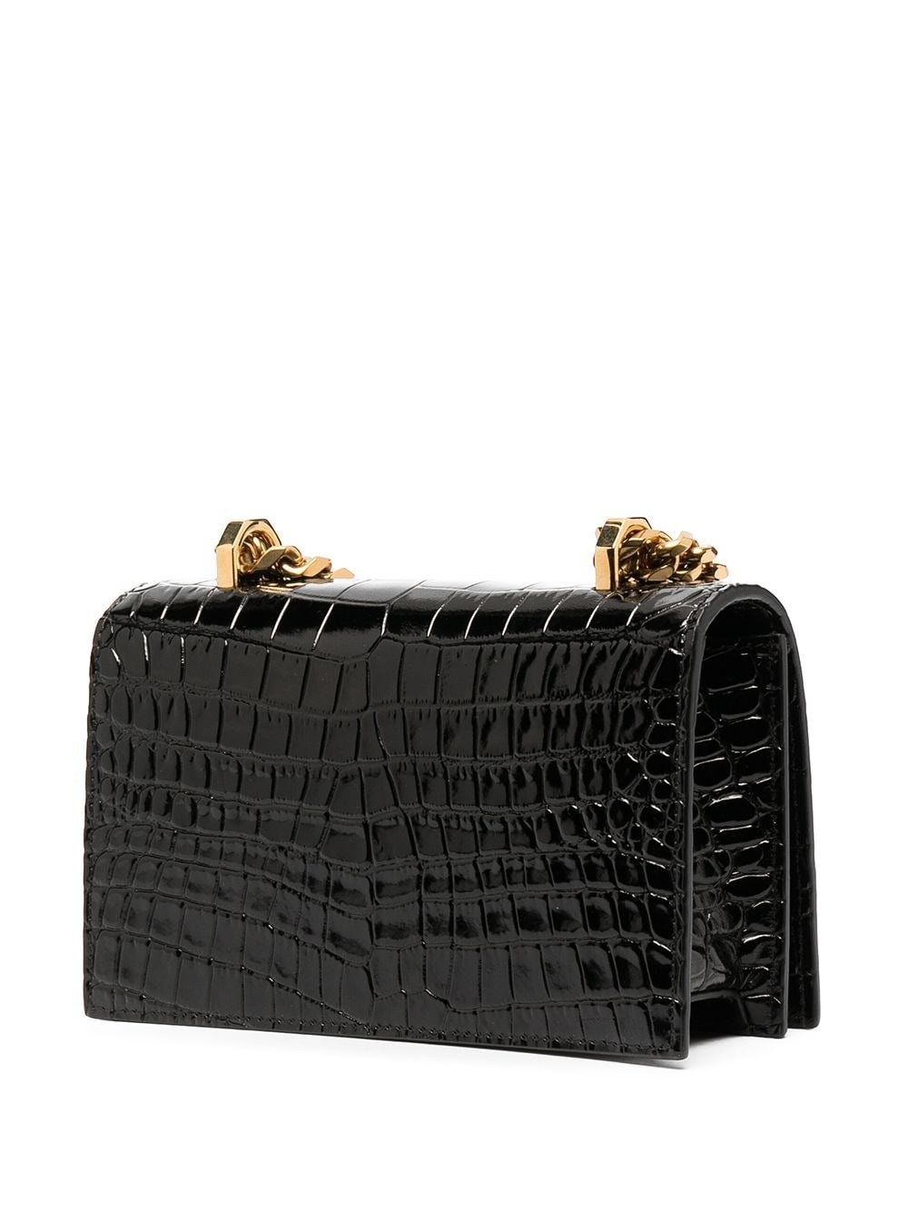 Jewelled Satchel mini leather crossbody bag - 4