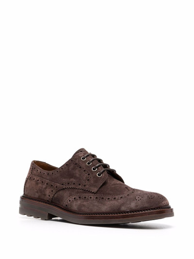 Brunello Cucinelli lace-up leather brogues outlook