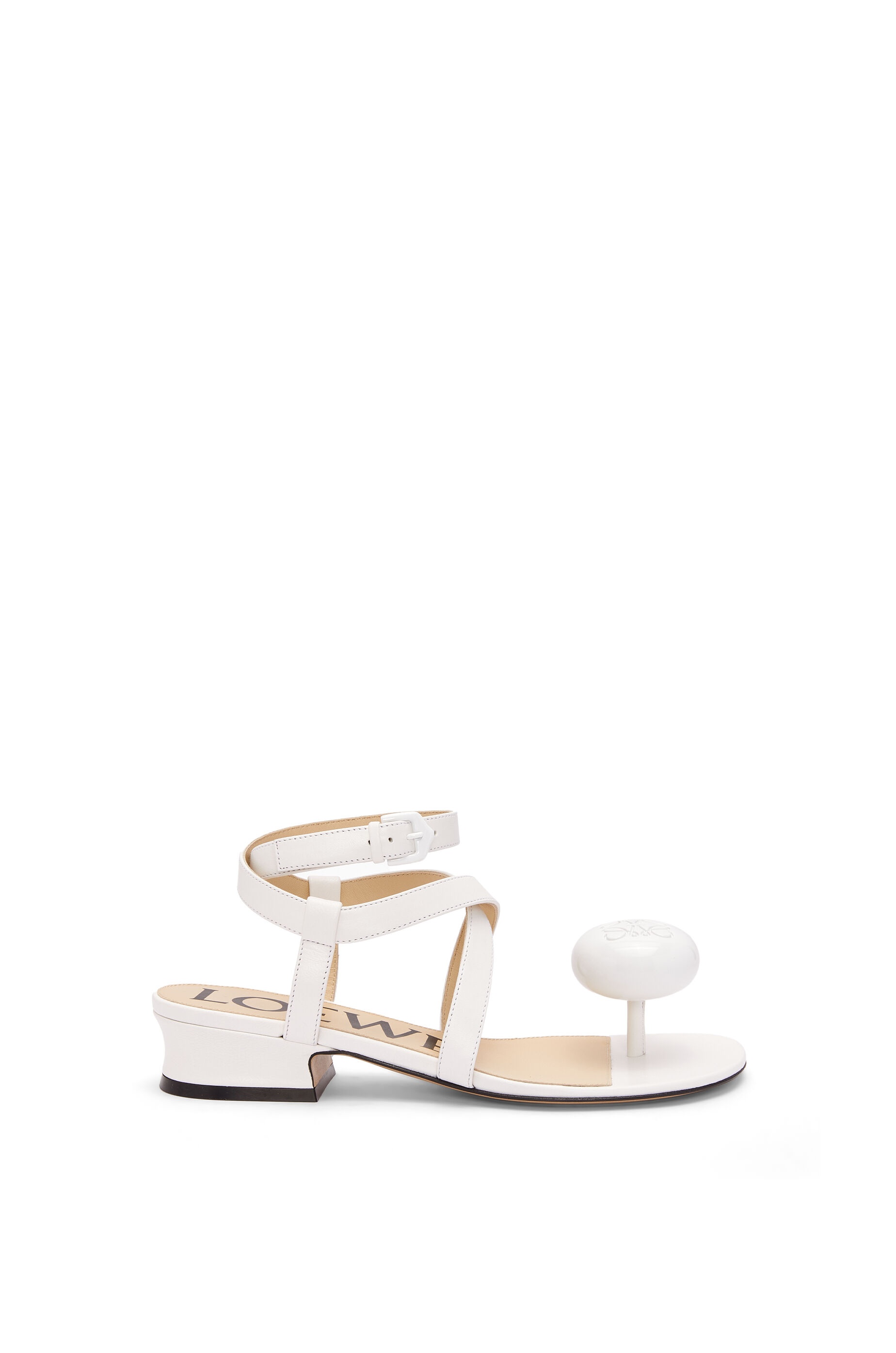 Calle Pebble sandal in lambskin - 1