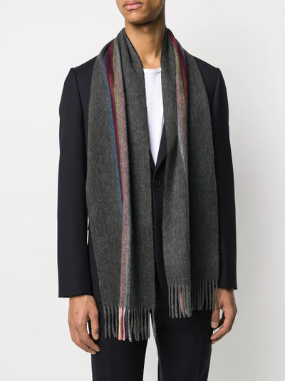 Paul Smith stripe print scarf outlook