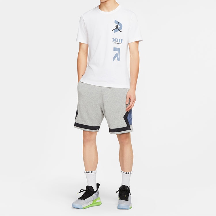 Air Jordan LEGACY AJ13 Short Sleeve Sports White CW0796-100 - 5