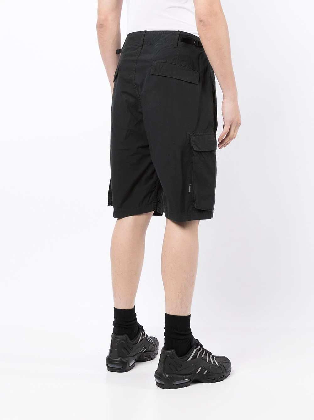 knee-length cargo shorts - 4