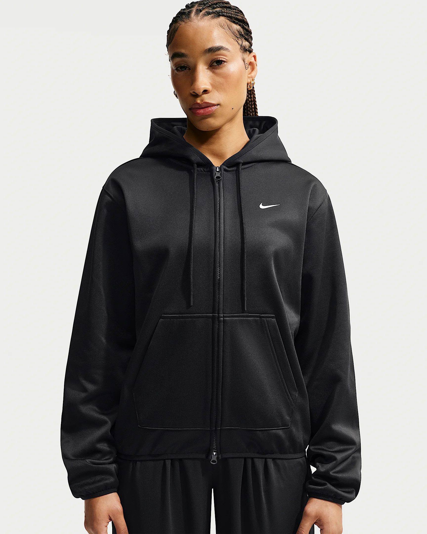 Nike Studio Fleece Sport Women's Therma-FIT Full-Zip Hoodie - 1