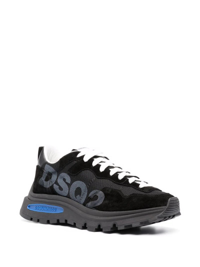 DSQUARED2 side logo-print sneakers outlook