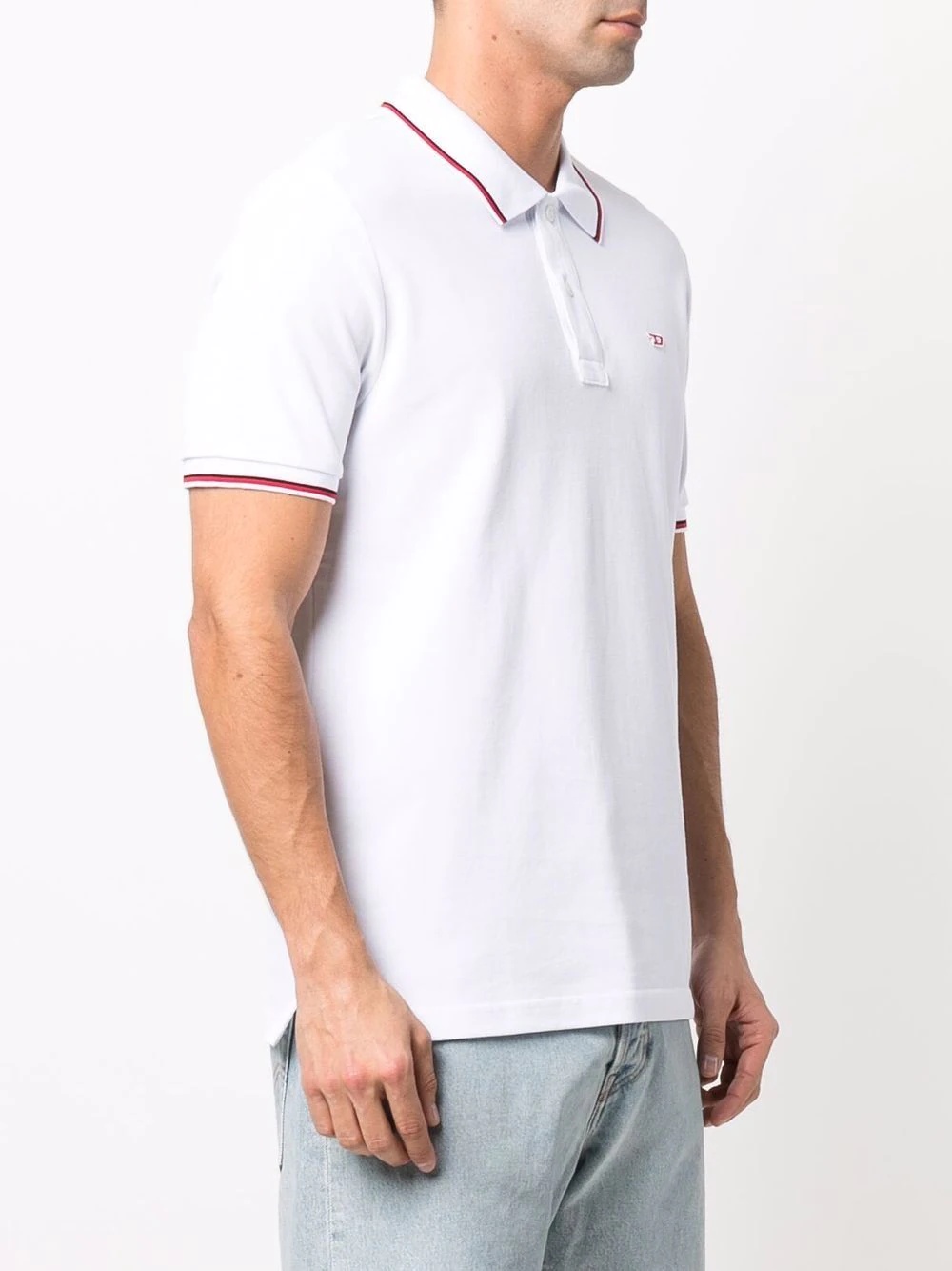 embroidered-logo polo shirt - 4