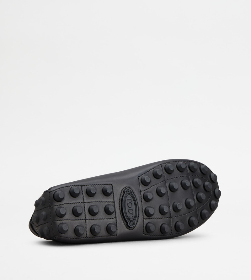 T TIMELESS GOMMINO BUBBLE LOAFERS IN LEATHER - BLACK 4