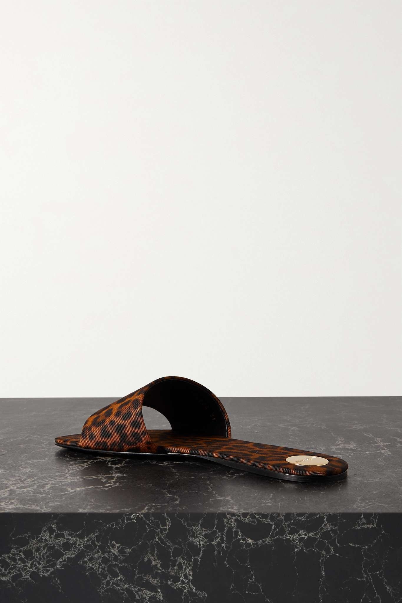 Carlyle leopard-print grosgrain sandals - 3