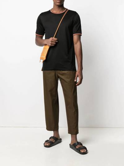 Paul Smith striped-trim cotton T-shirt outlook