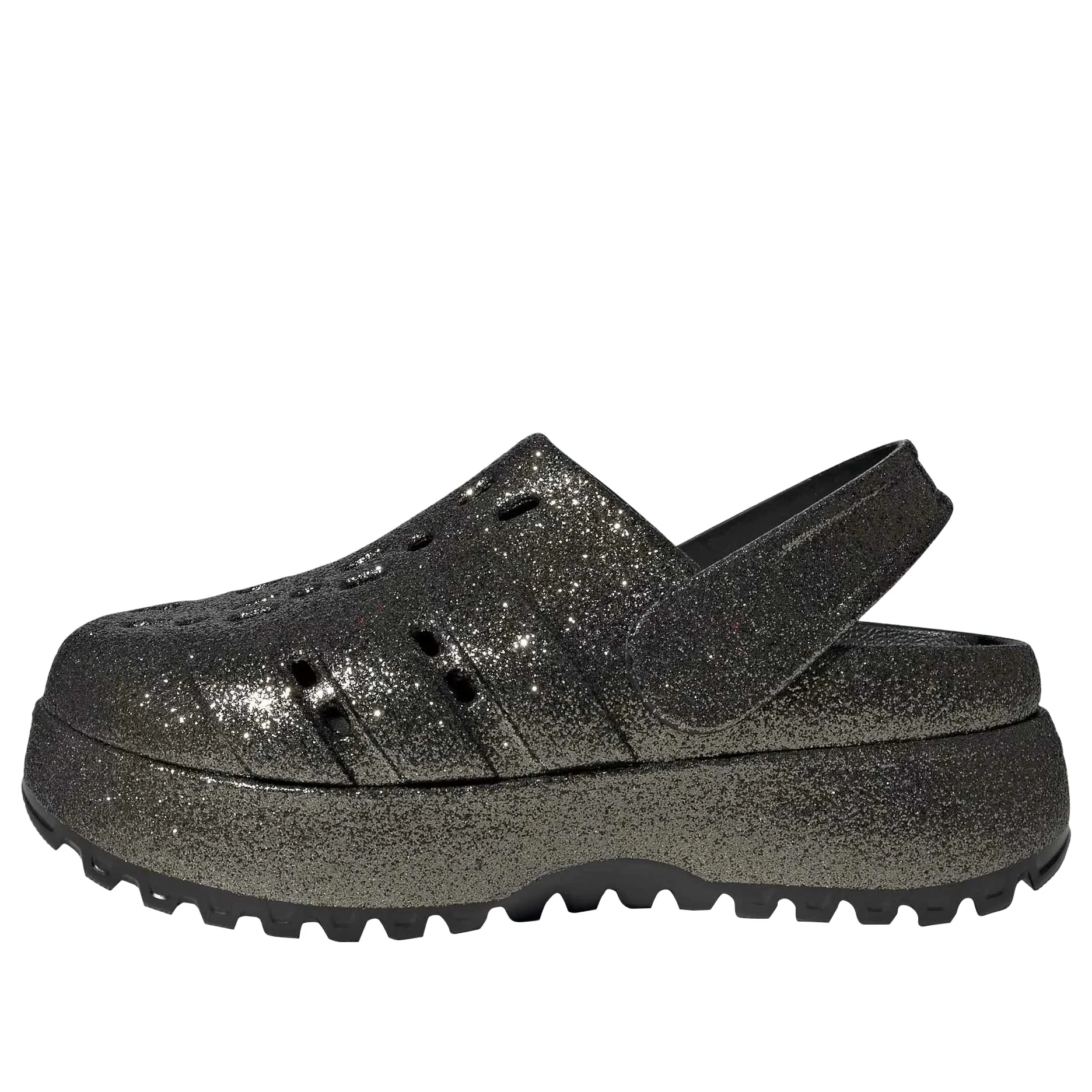 (WMNS) adidas Adilette Platform Clog 'Core Black' JP9093 - 1