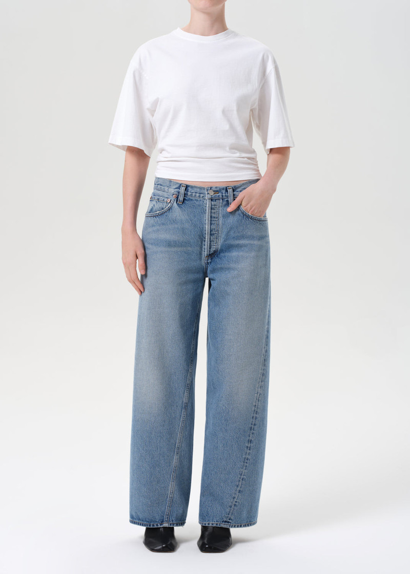 AGOLDE TWIST LOW SLUNG BAGGY IN STAGE outlook