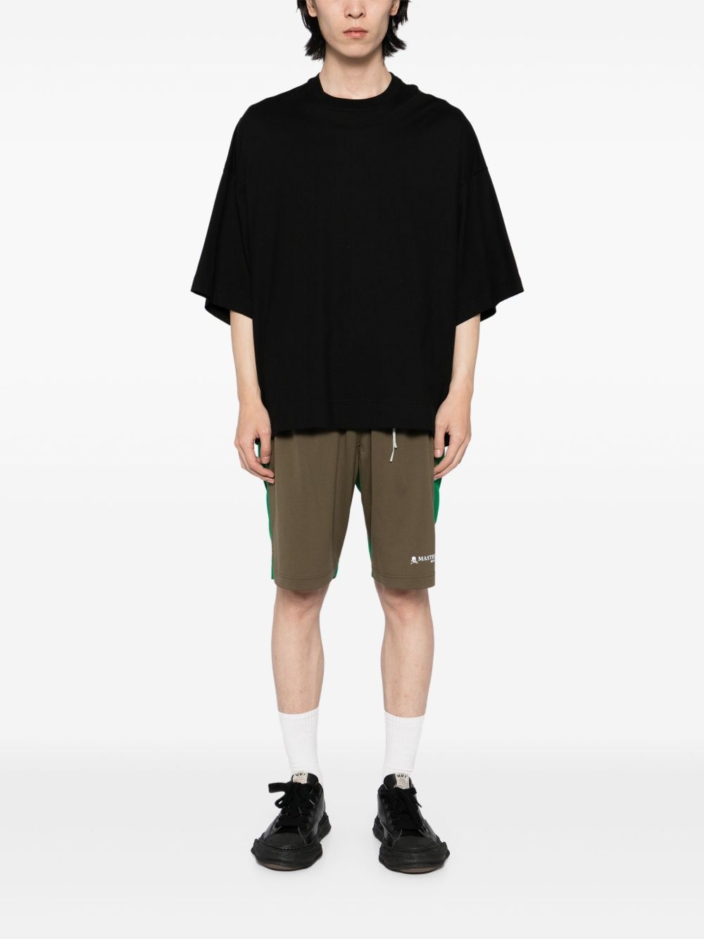 colour-block shorts - 2