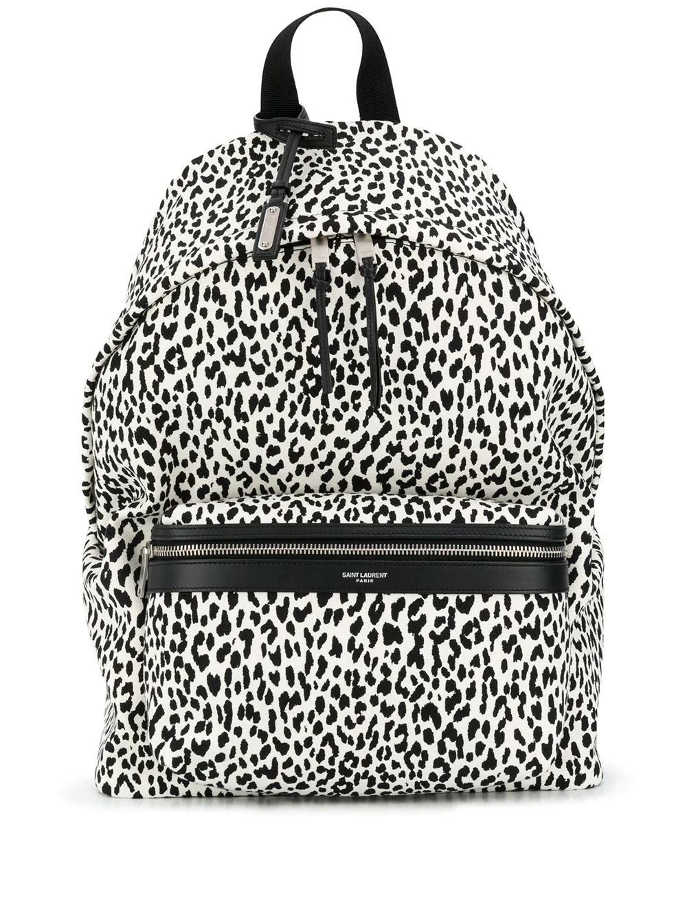 leopard-print backpack - 1