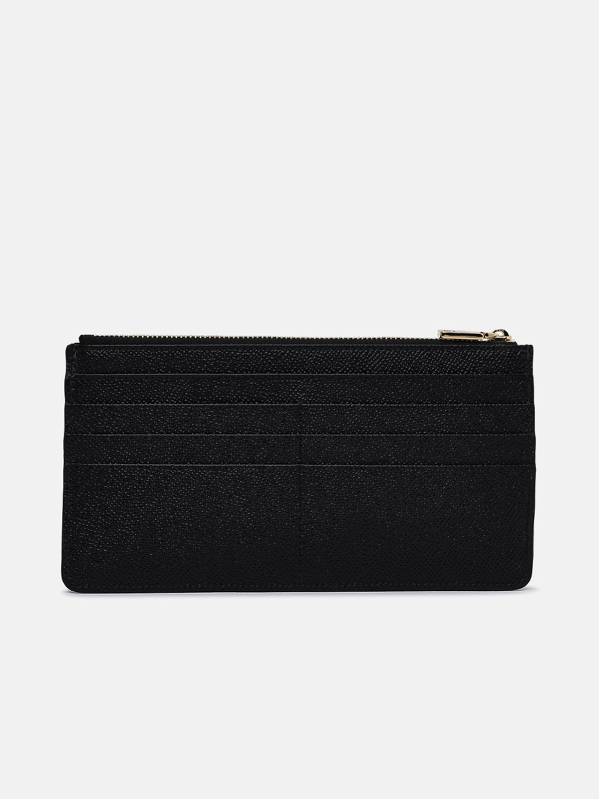 BLACK LEATHER CARD HOLDER - 3