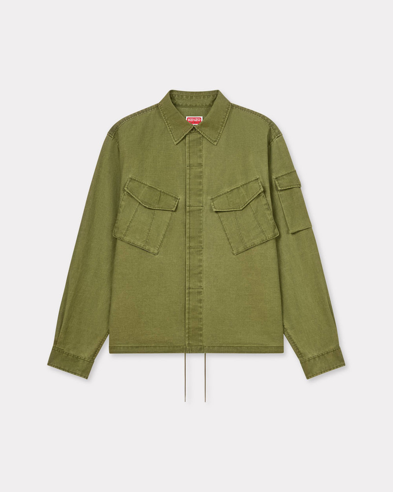 Workwear overshirt in cotton 1