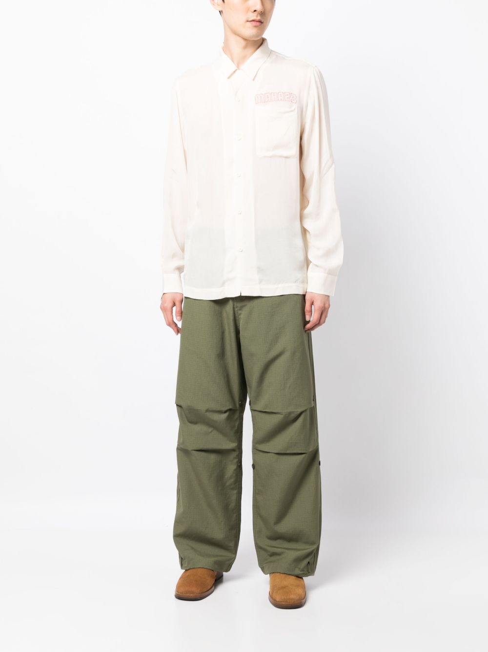Year of the Rabbit-embroidered shirt - 2