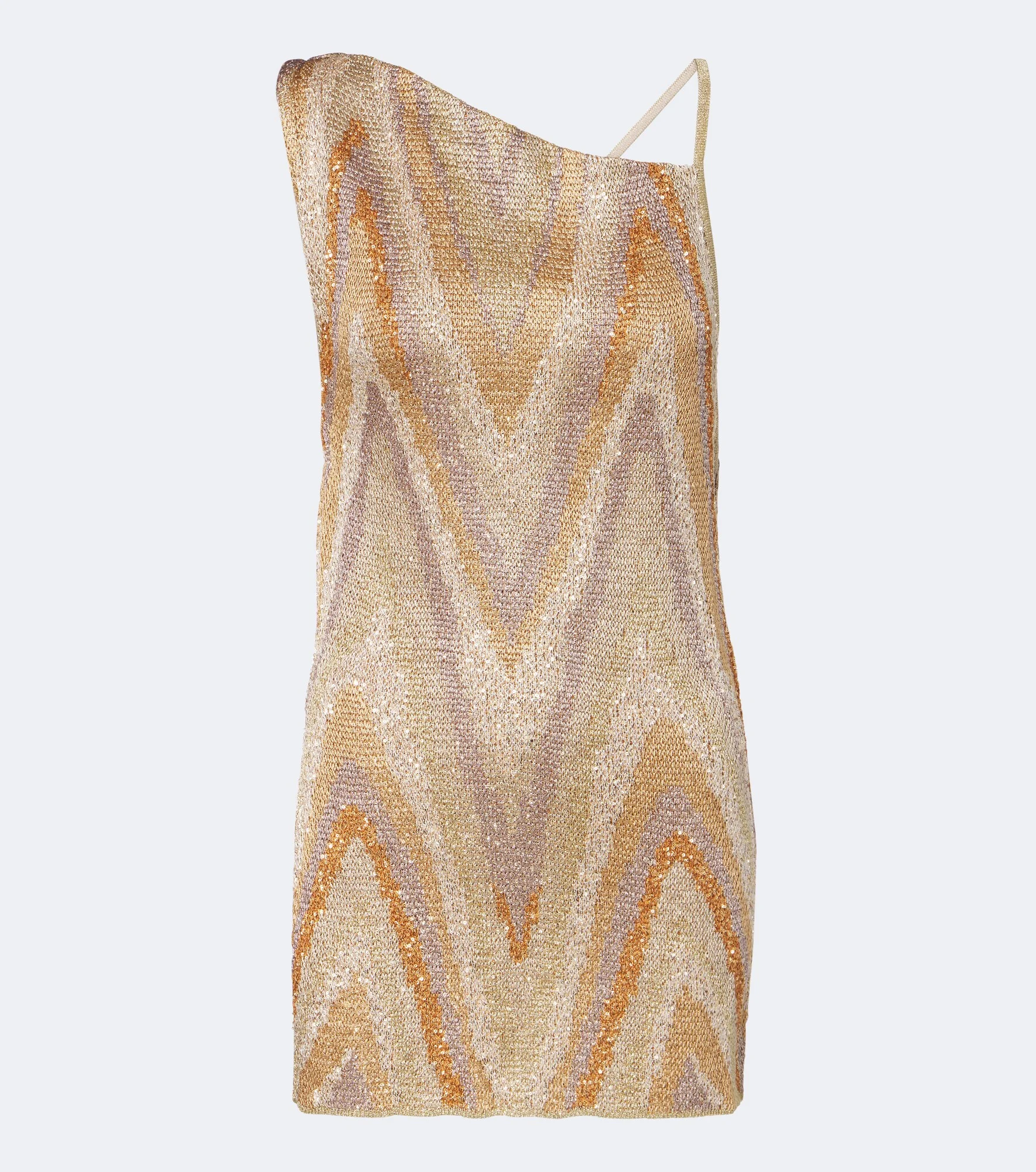 Zigzag sequined lamé top - 1