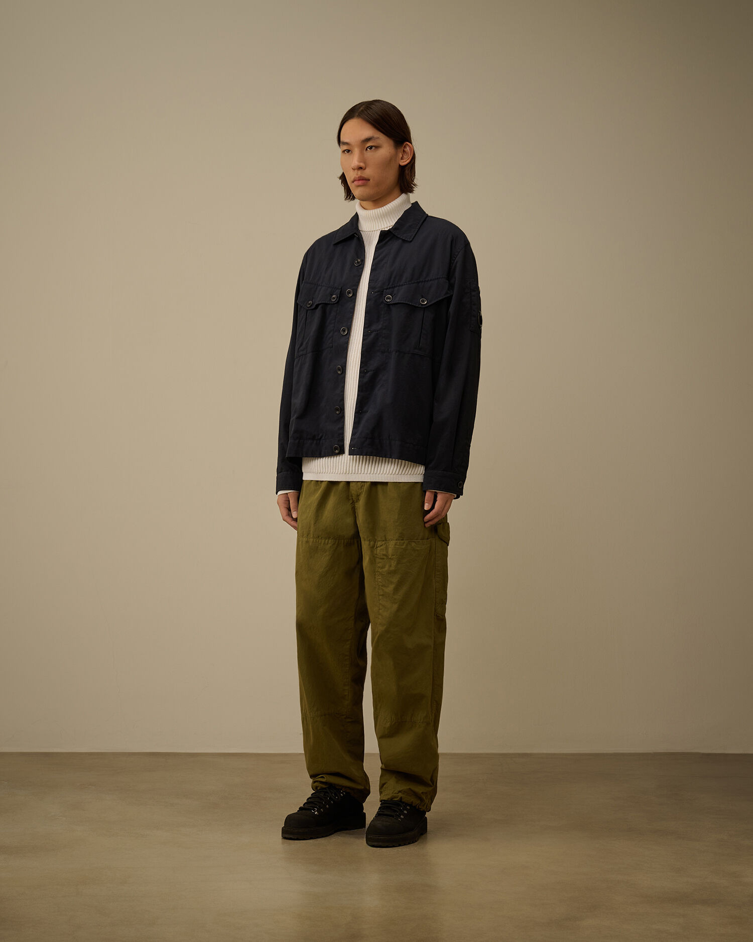 Taylon P Lens Button Overshirt - 2