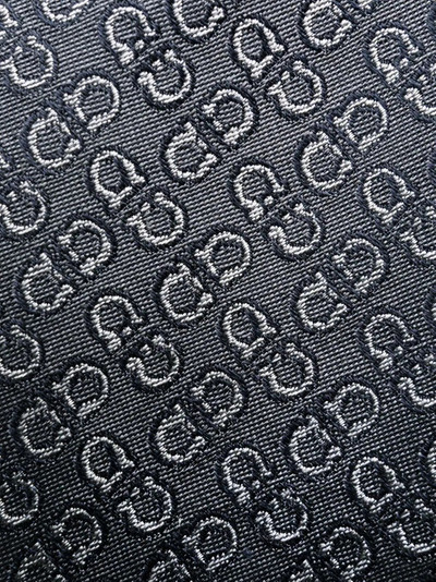 Salvatore Ferragamo monogram print tie outlook