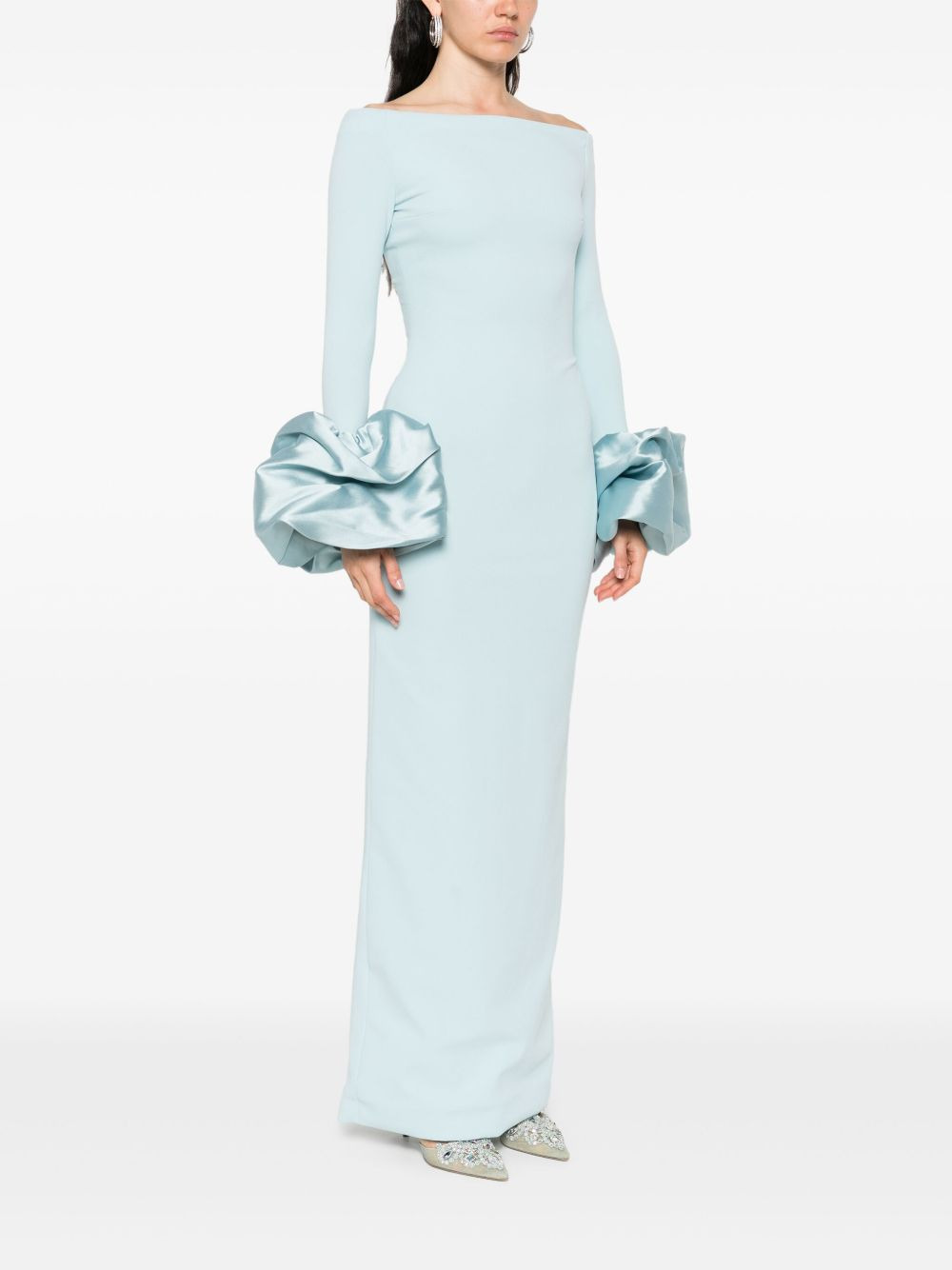 Solace London Dresses Clear Blue - 5