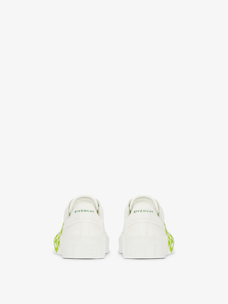 SNEAKERS CITY SPORT IN LEATHER WITH TAG EFFECT 4G PRINT 7