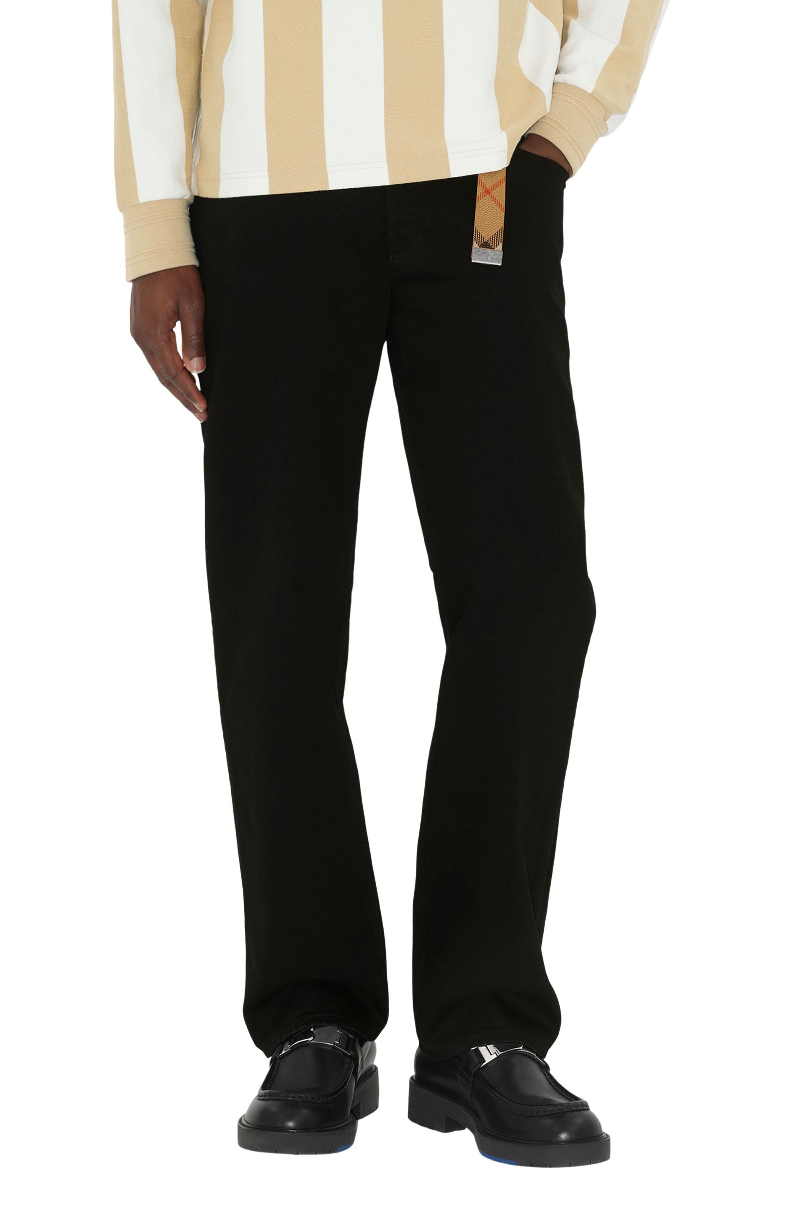 burberry Loose Fit Jeans in Black at Nordstrom - 1