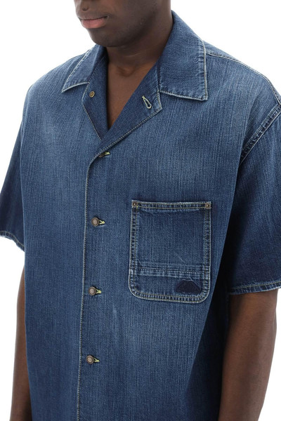 Alexander McQueen ORGANIC DENIM SHORT SLEEVE SHIRT outlook