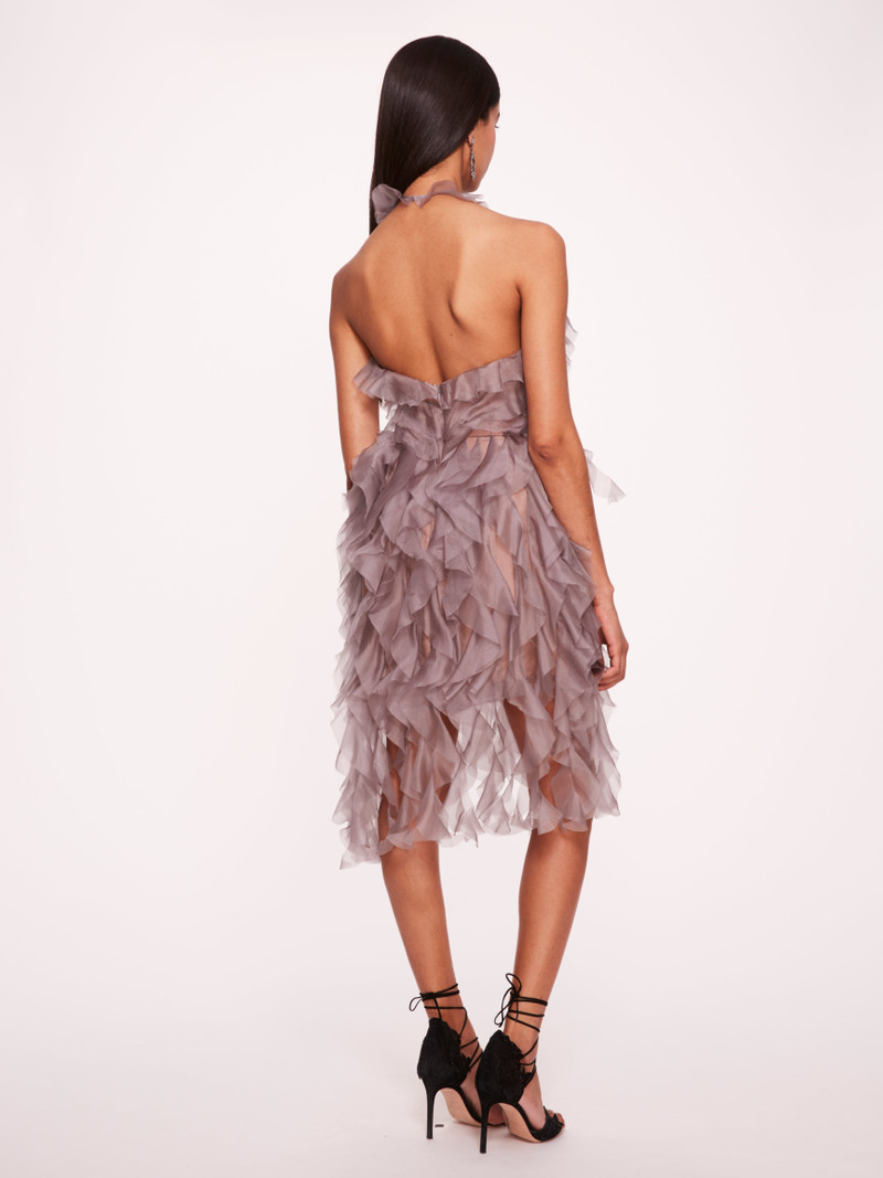 MATTE ORGANZA MINI DRESS 3