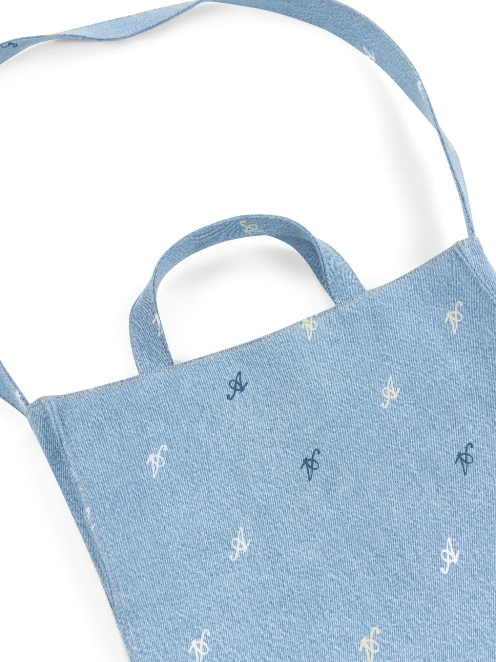 Signature A denim bag - 4