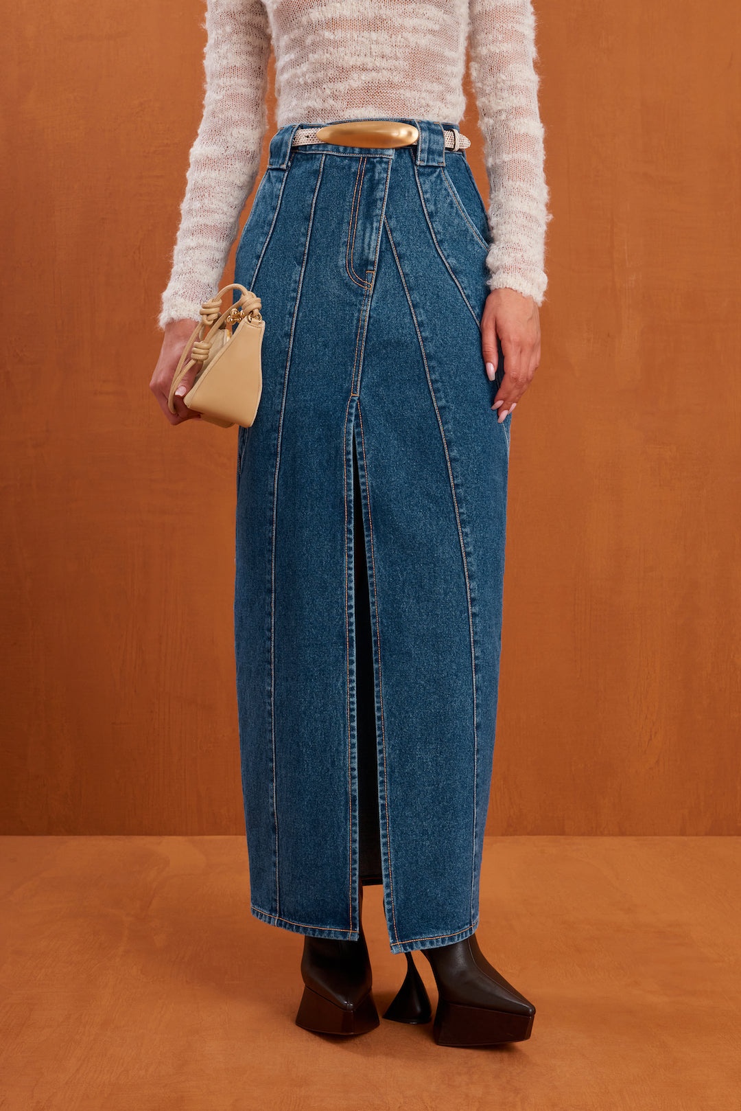スカート CULT GAIA Mia Skirt Cult Gaia MIA JEAN SKIRT | REVERSIBLE